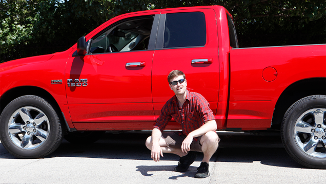 Illustration for article titled A Bunch Of Pictures That Brian Made Me Take Of His Truck
